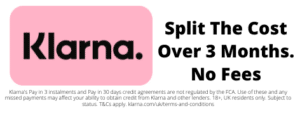 klarna - split the cost over 3 months klarna